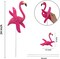 4E's Novelty 12 Pcs Twirling Wings Pink Flamingo Yard Decorations Small - Flamingo Garden Decor & Party Supplies